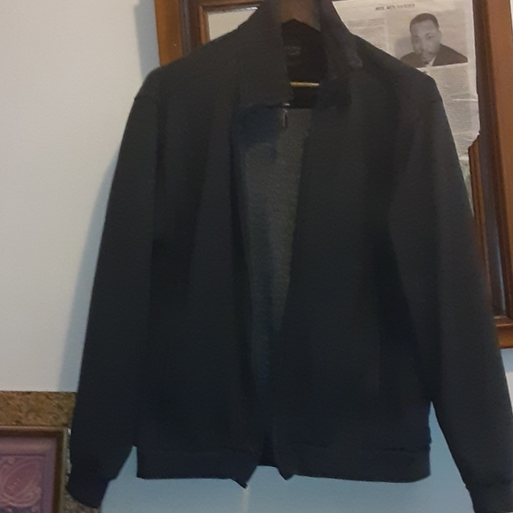 Bomber style Gray Mans Jacket - Picture 2 of 3